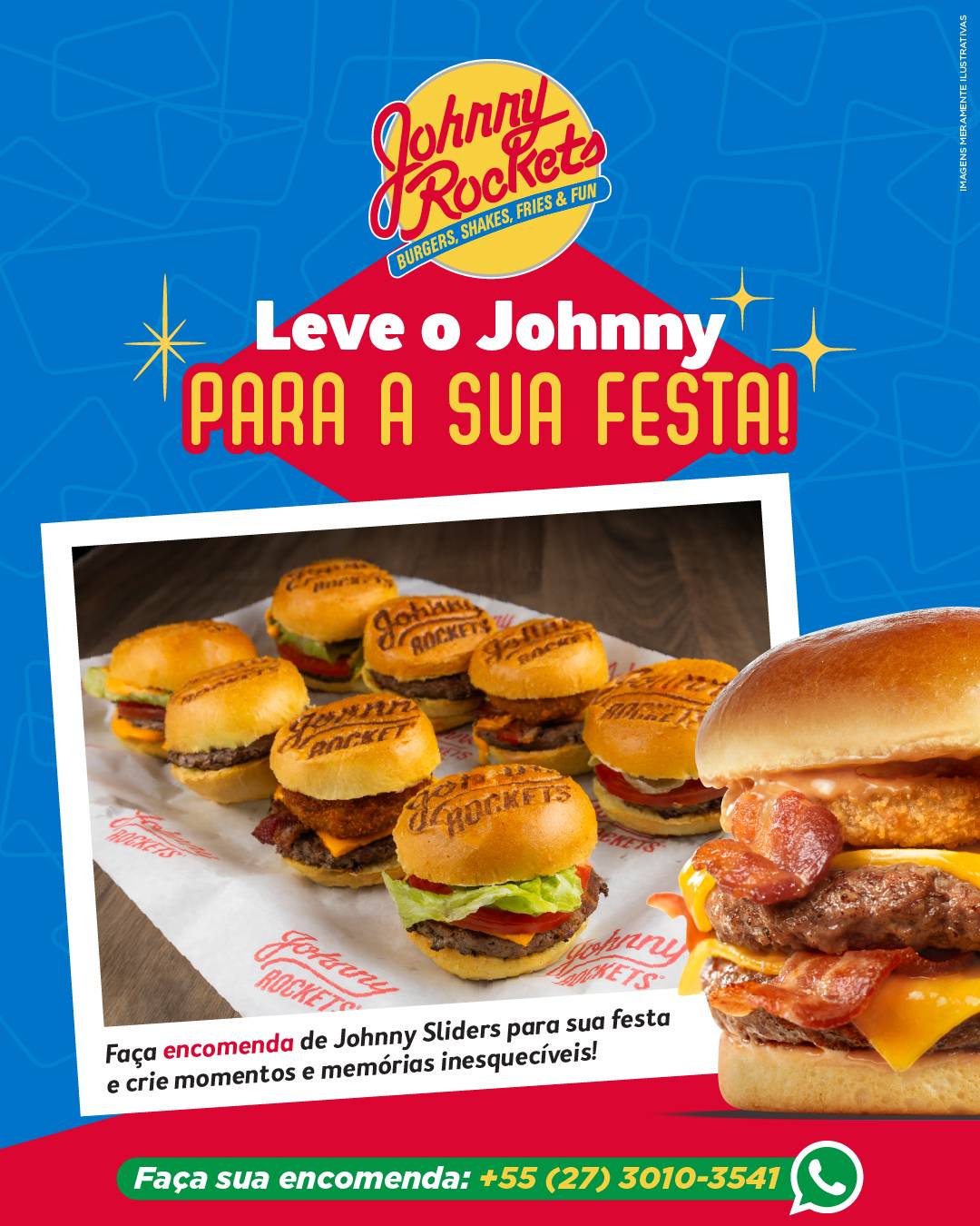 Johnny Rockets Brasil - Shopping Vitória cardápio