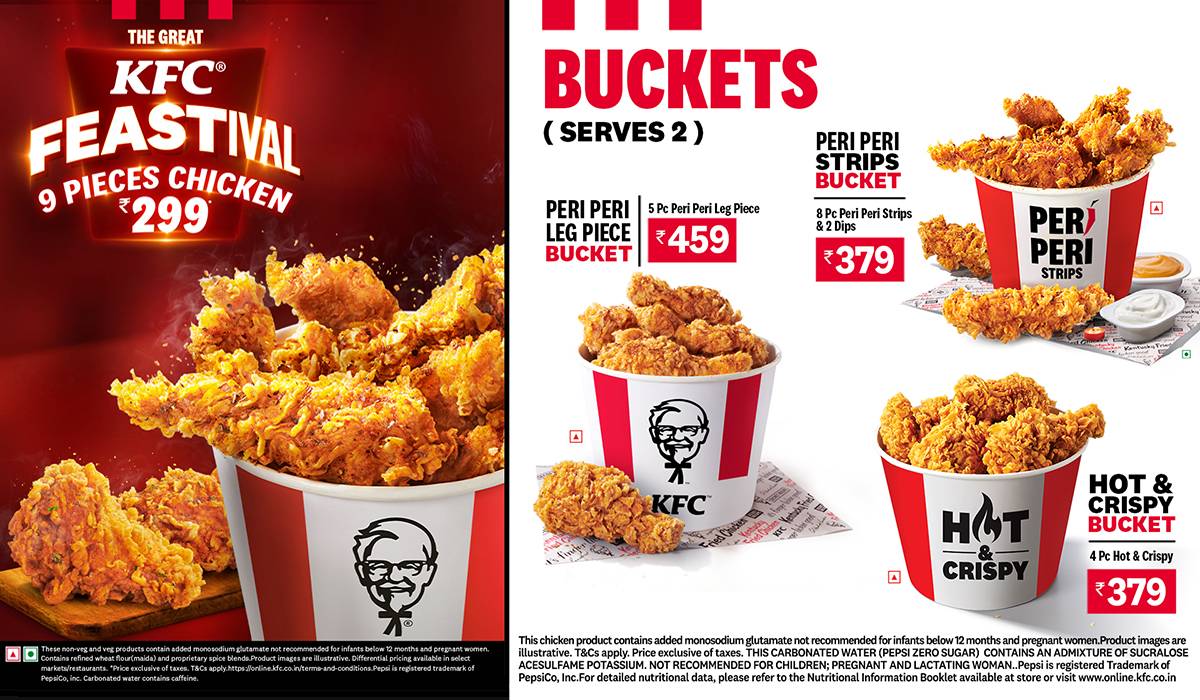 KFC menu