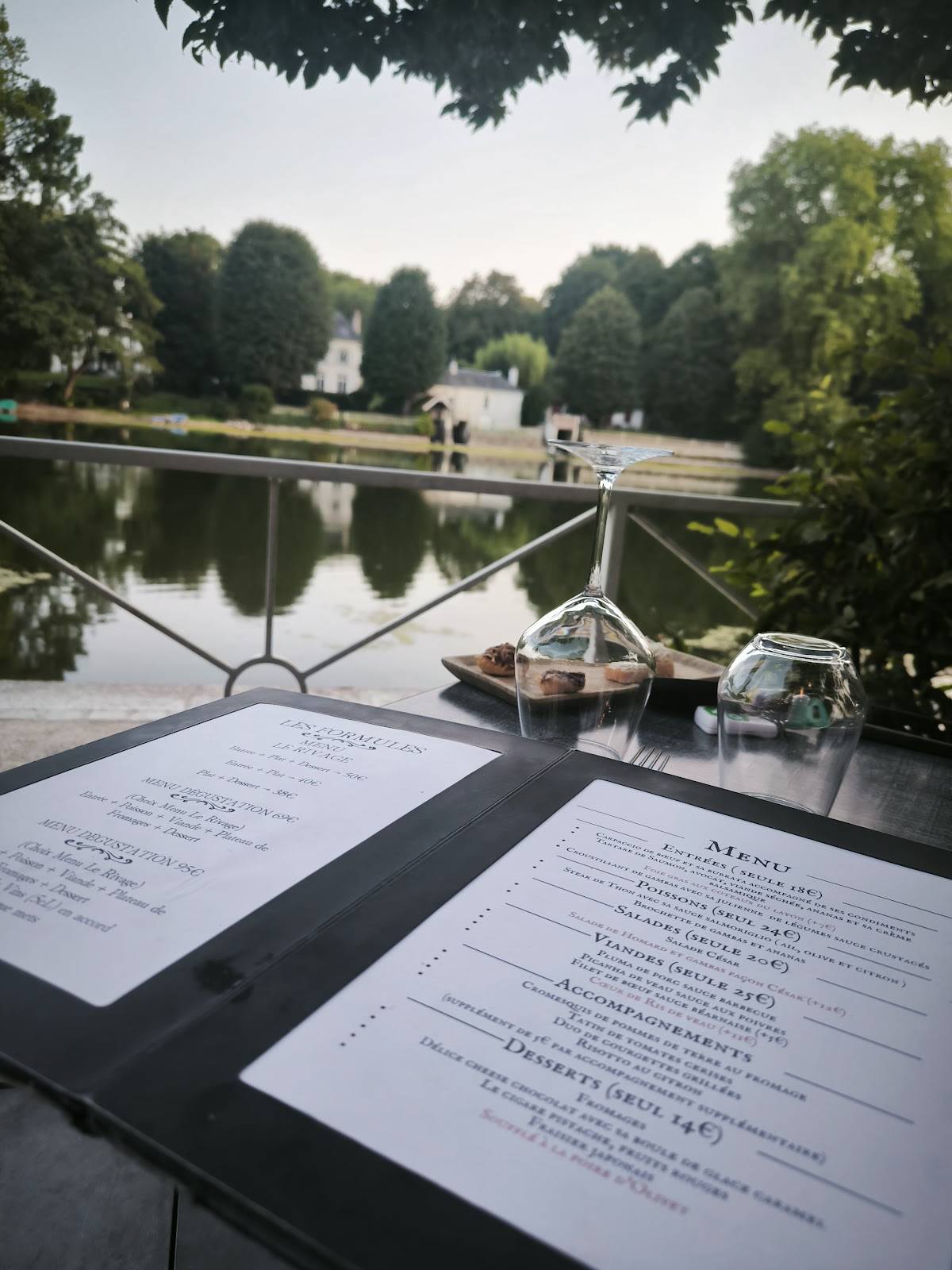 Menu de Le Rivage