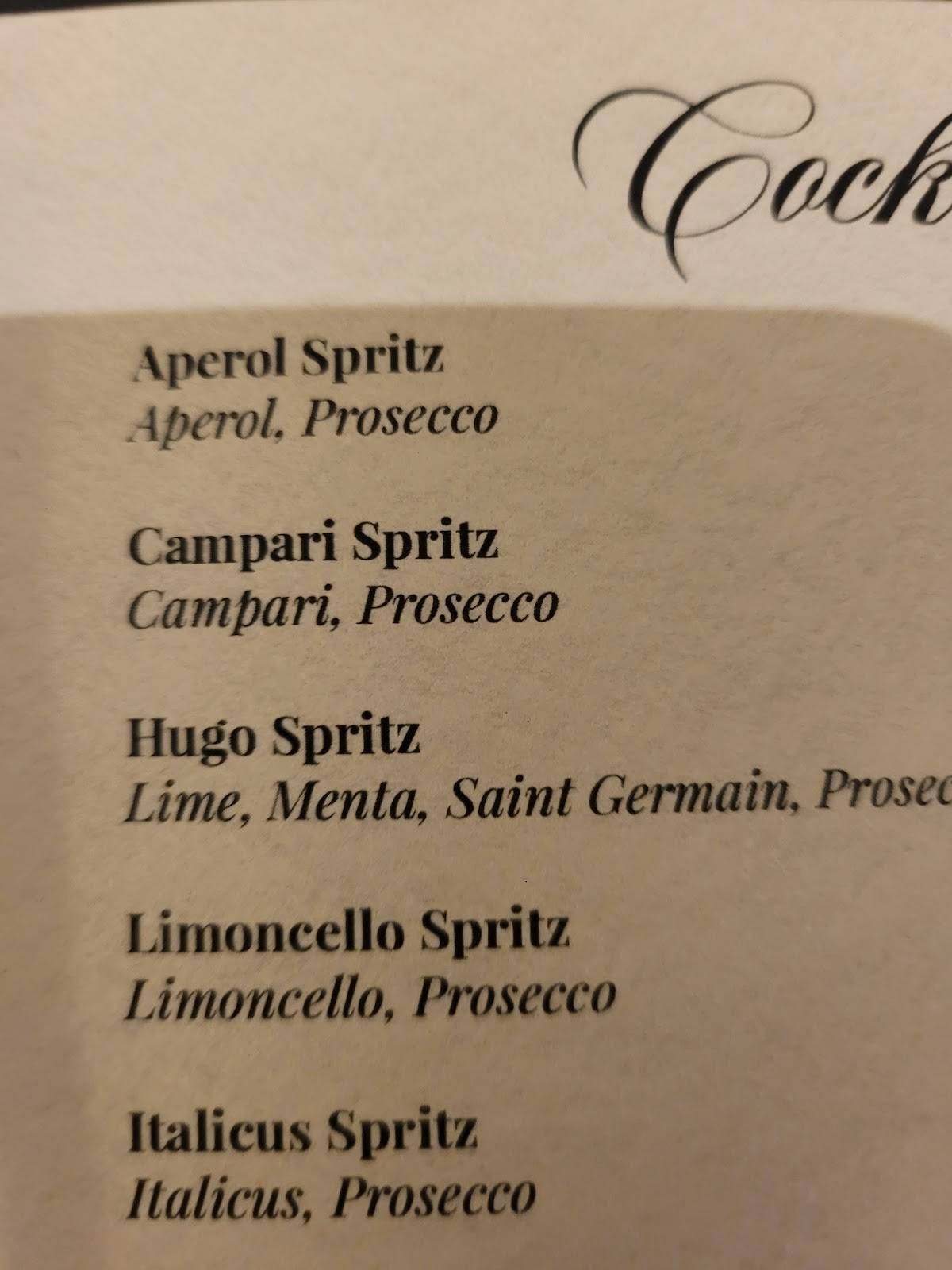 Menu di Margot - Ristorante Prati 