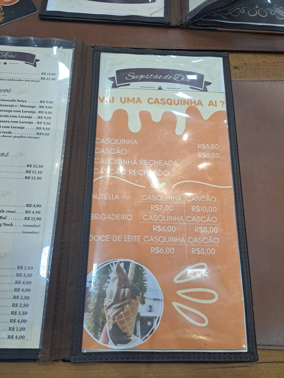 Meraki Cafeteria e Padaria cardápio