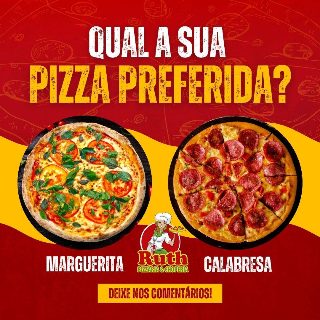 Pizzaria Ruth cardápio