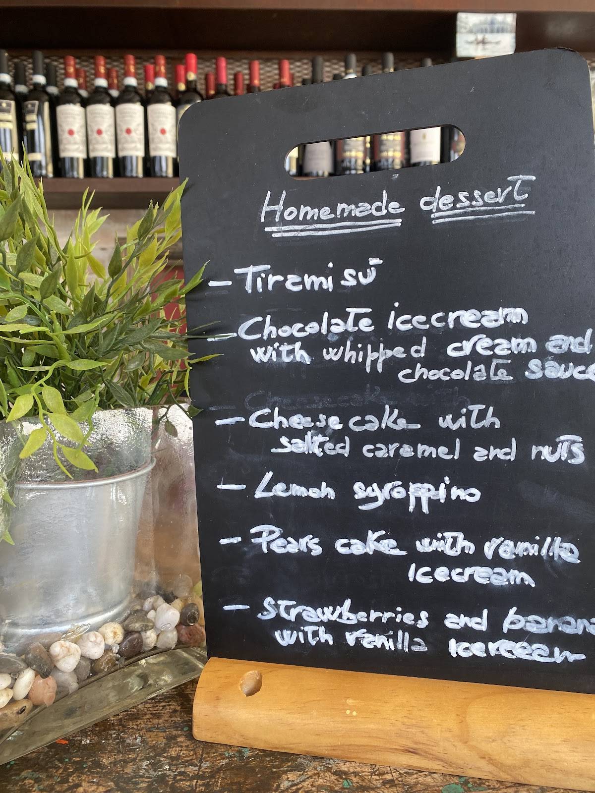 Menu di Ristorante " Roxy Bar" 