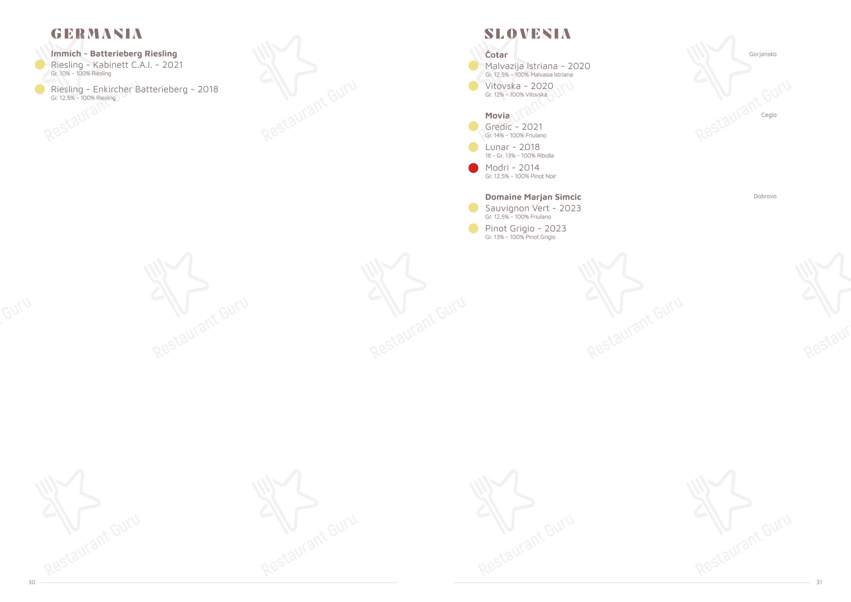 Ночное меню per Dimora Intini - Hotel di charme ristorante