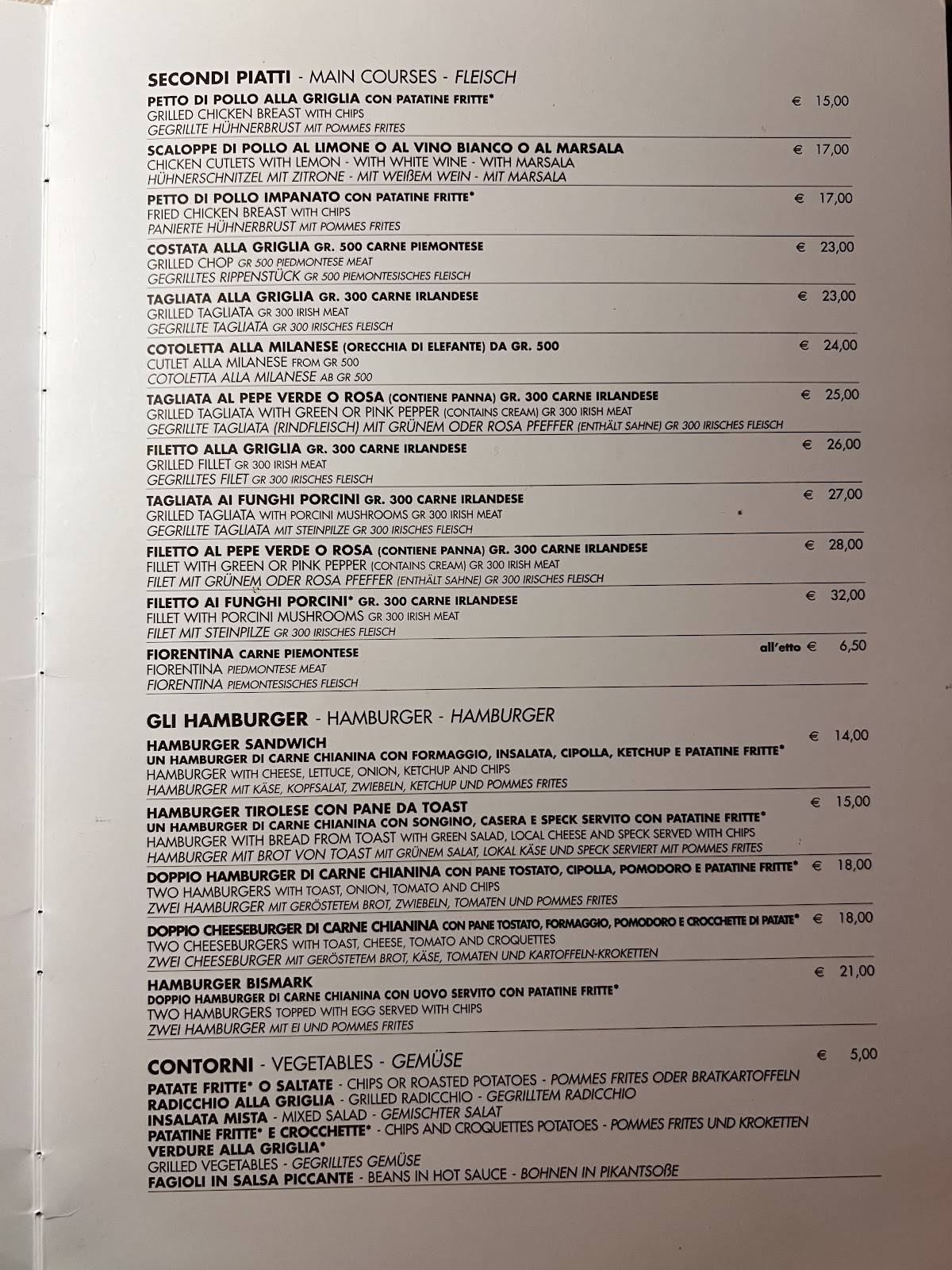 Menu di Comocafé 