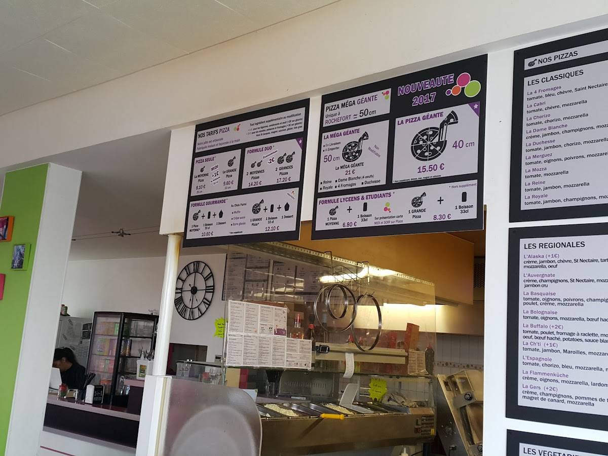 Menu de Delicook Rochefort