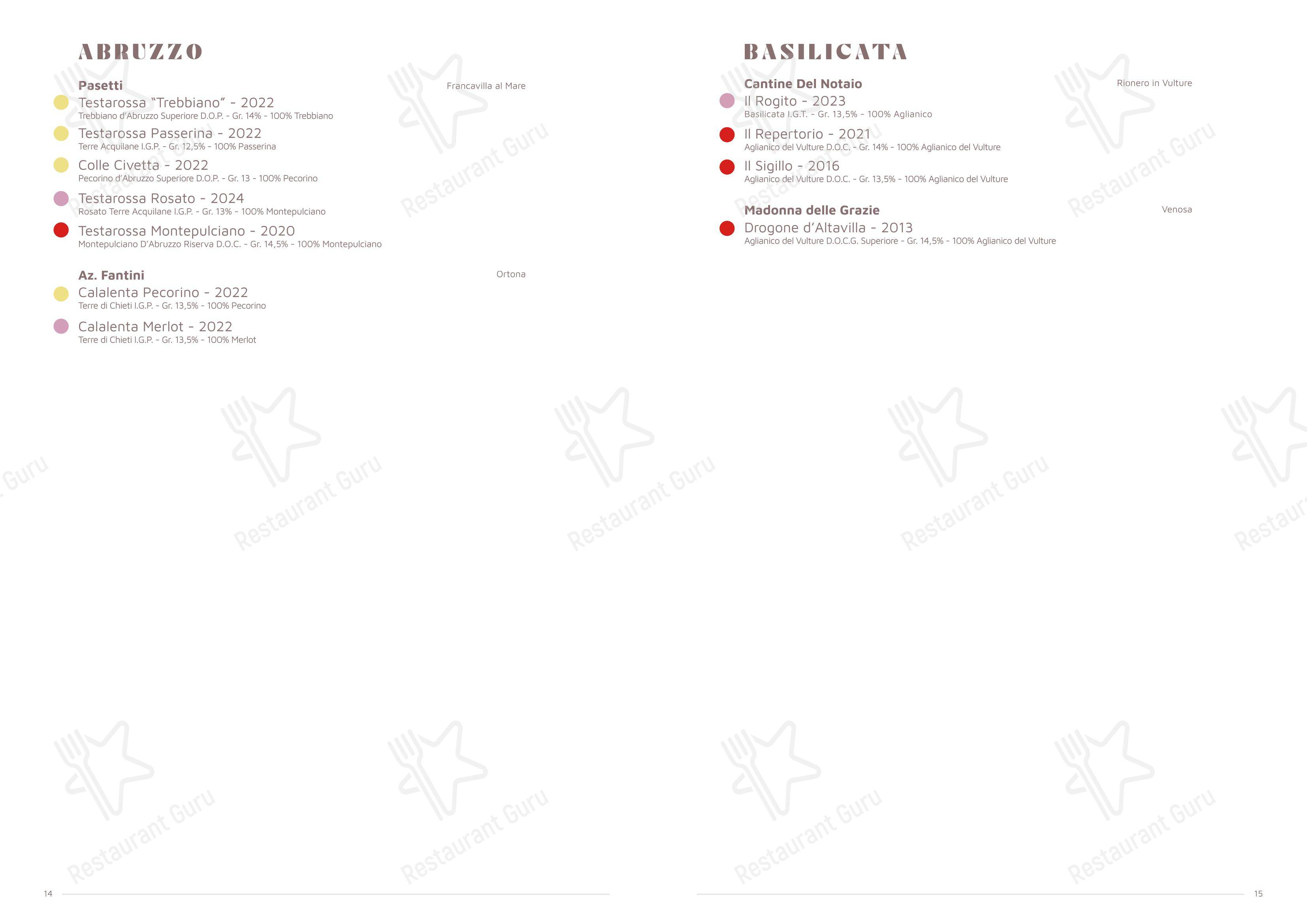 Dimora Intini - Hotel di charme in Noci - Ночное меню