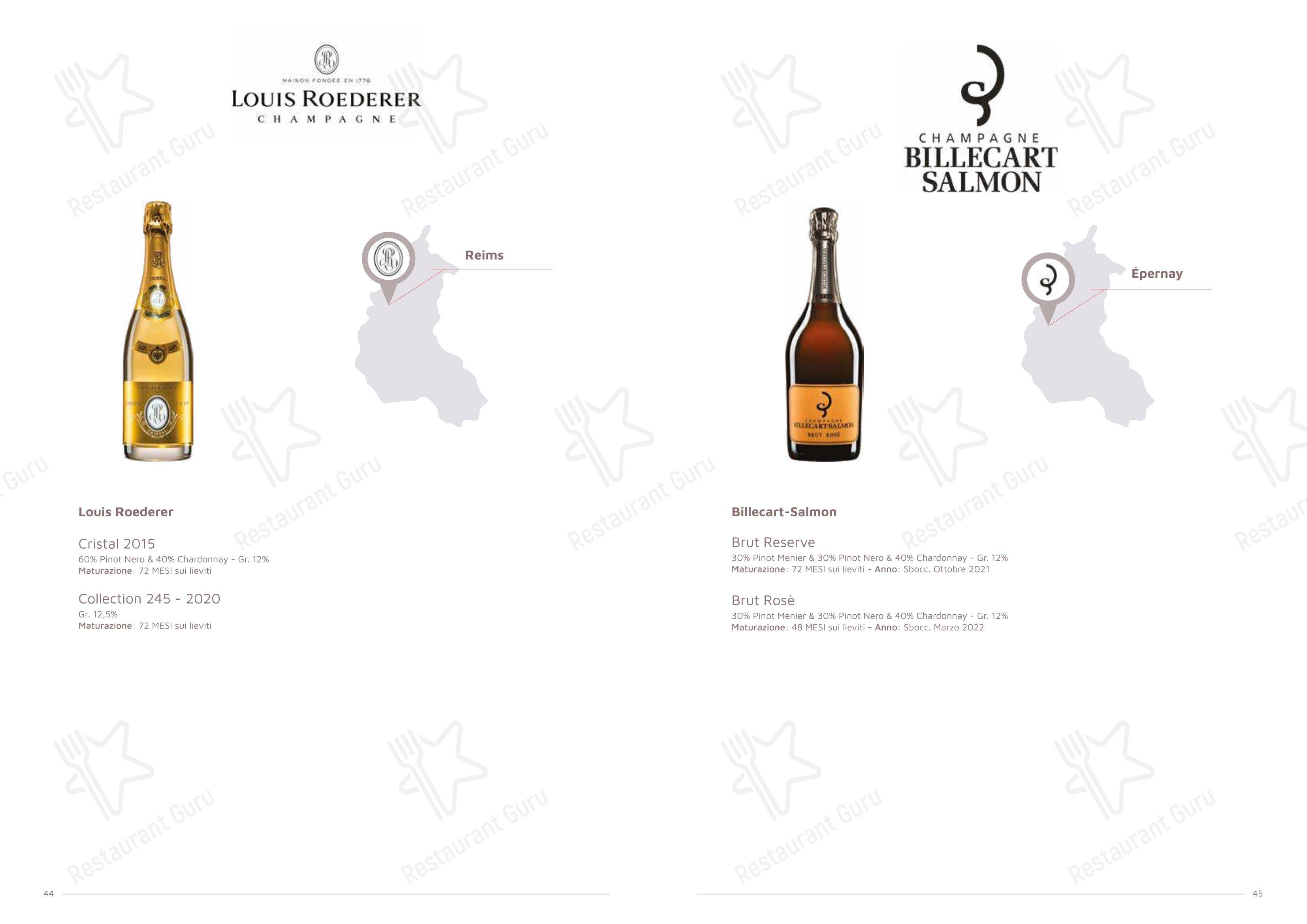 Menu di Dimora Intini - Hotel di charme - Ночное меню