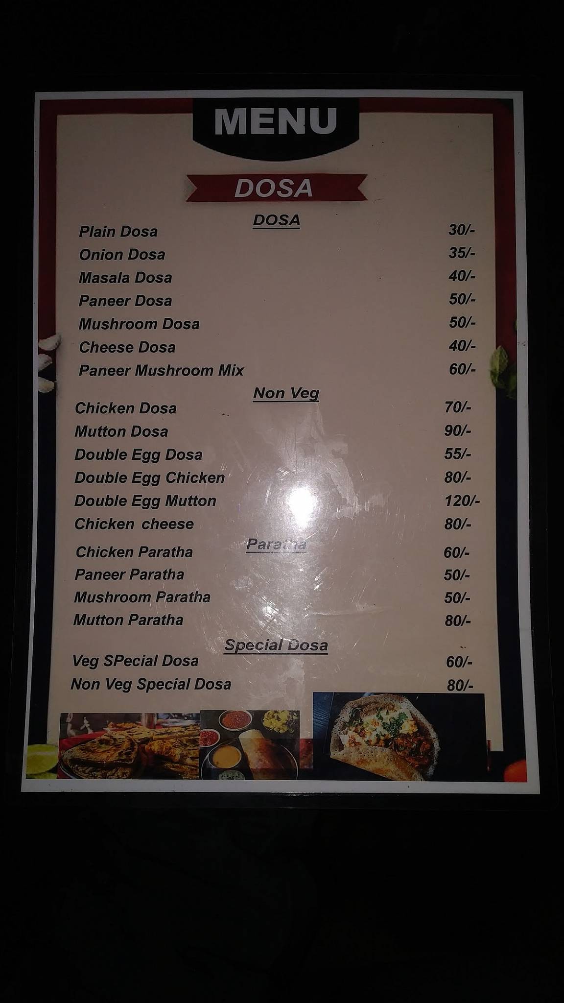 Hunger Hub menu