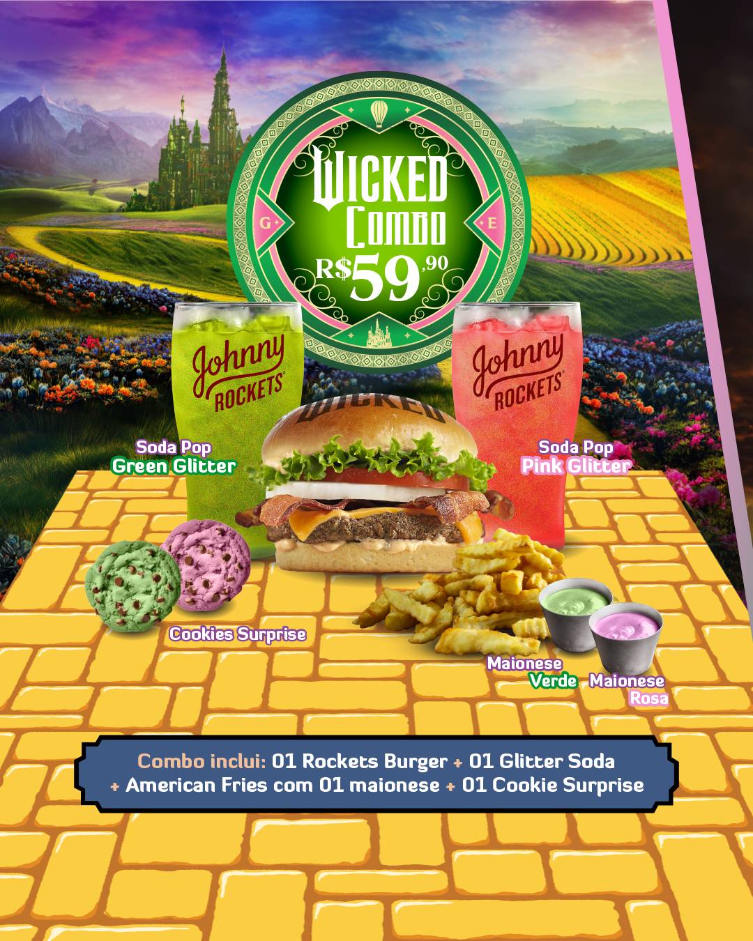 Johnny Rockets Brasil - Shopping Vitória cardápio