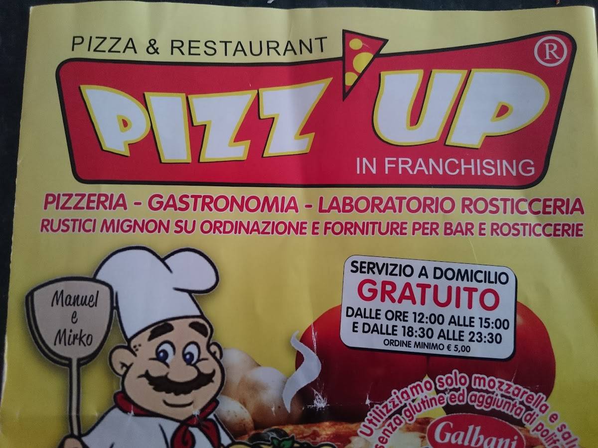 Menu di Pizz'Up Di Kolodziey Malgorzata 