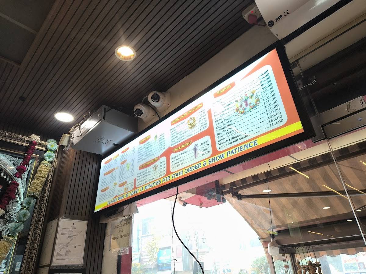 Ravi snacks corner menu