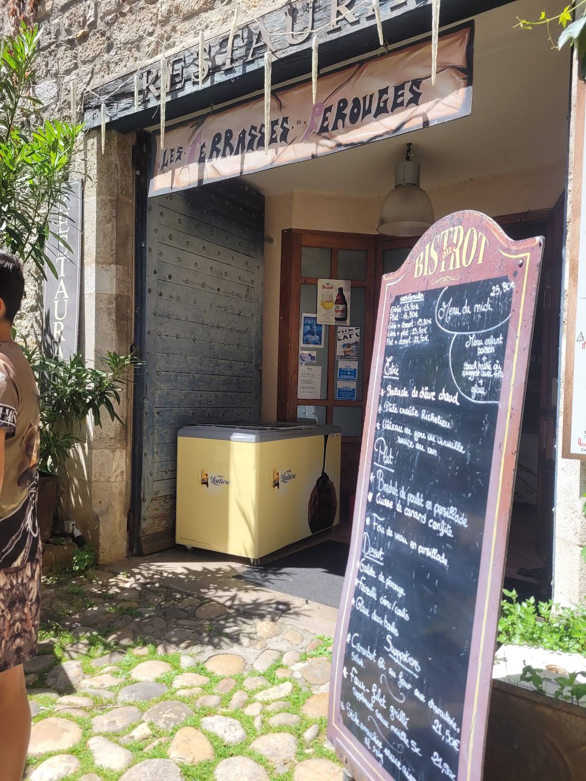 Menu de Restaurant Les Terrasses de Pérouges