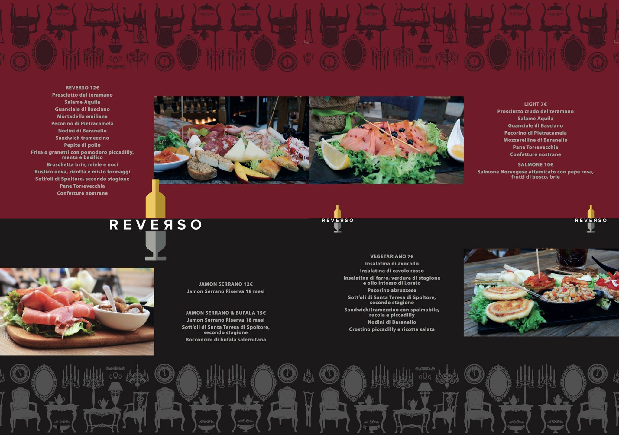 Menu di Reverso Pescara 