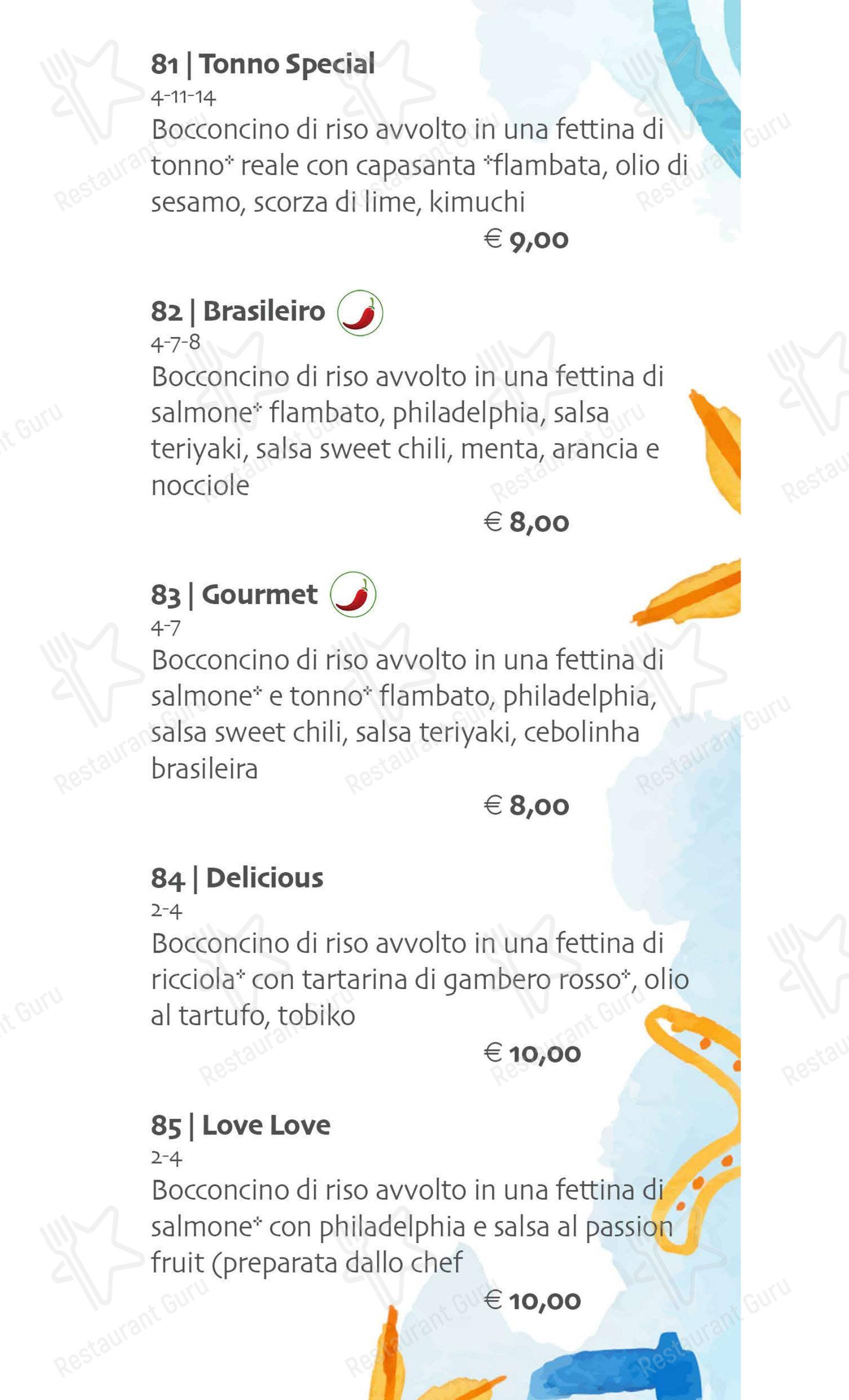 Menu per Ristorante Al Castello in Brucoli