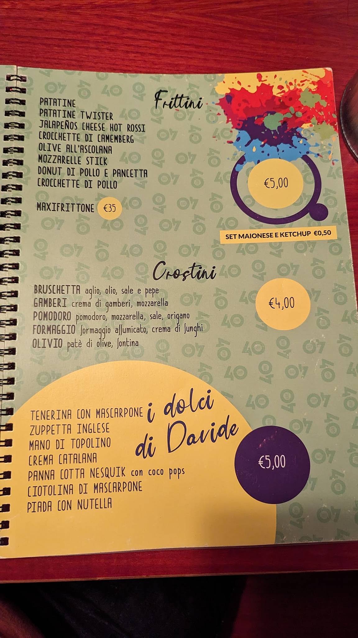 Menu di Al Pustazz 