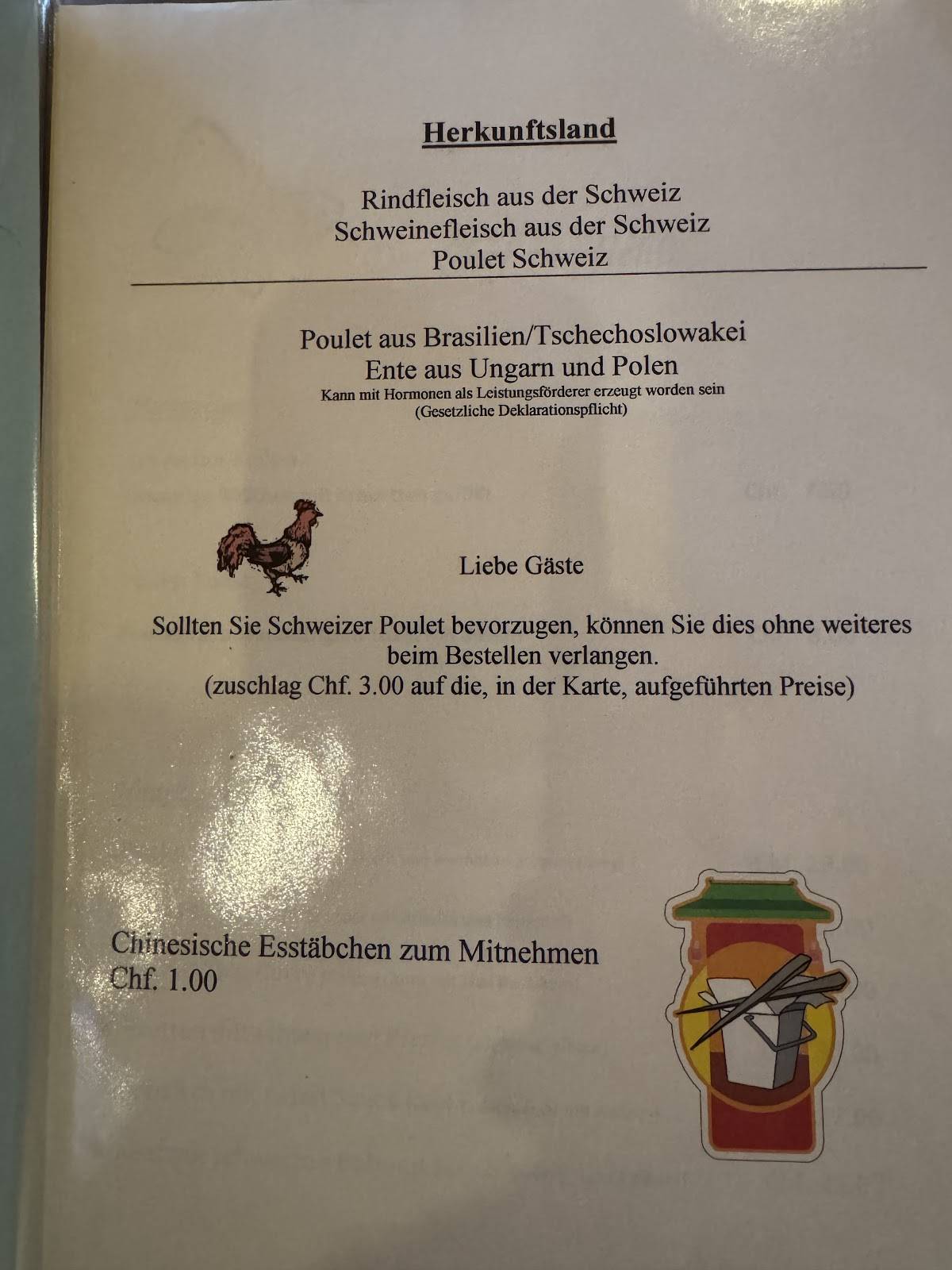 Menu di Asienrestaurant Rama-Rama 