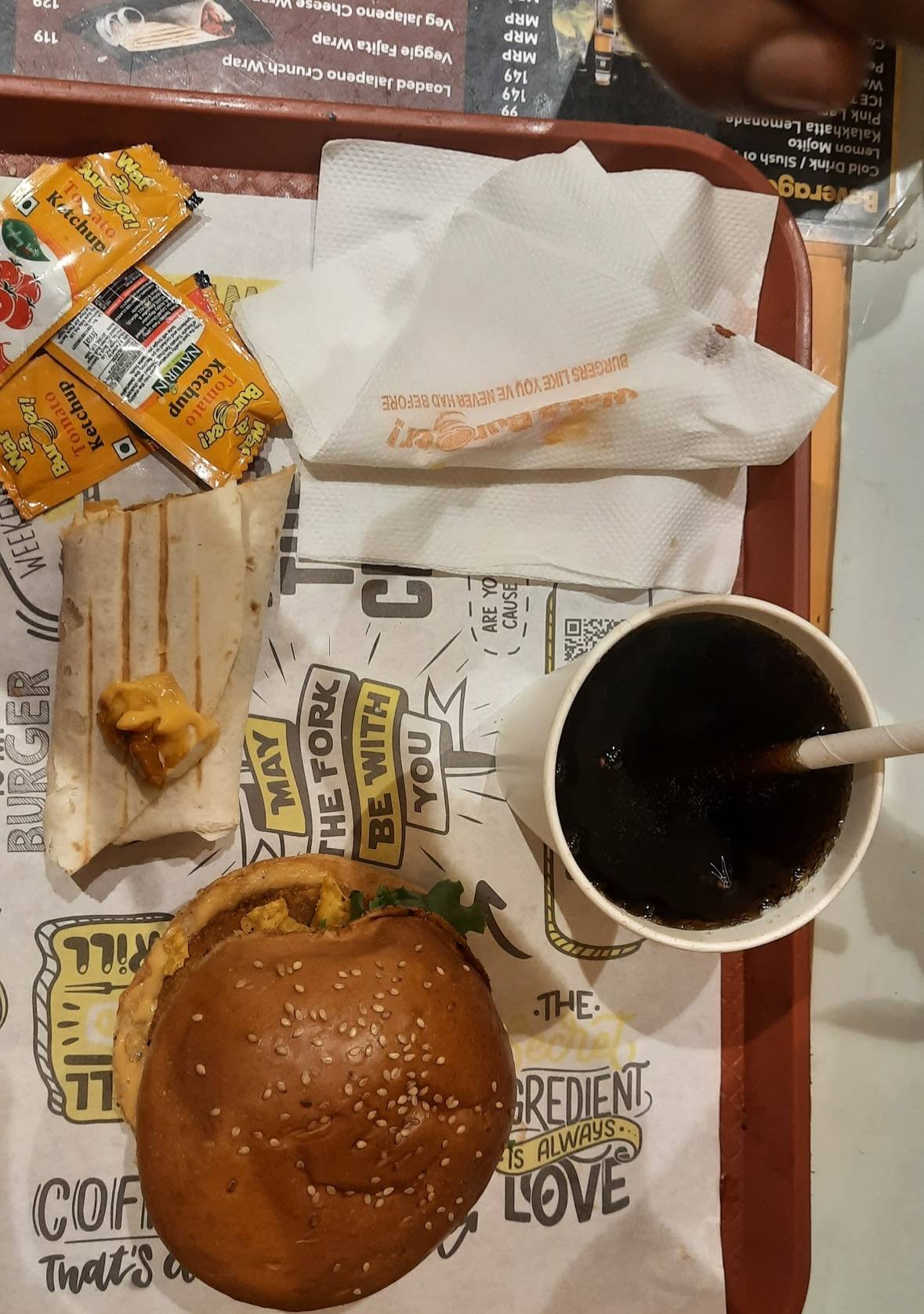 Chapter one cafe menu