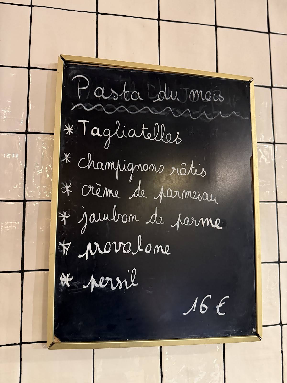Menu de CASA DI MARCO Deuil-la-Barre