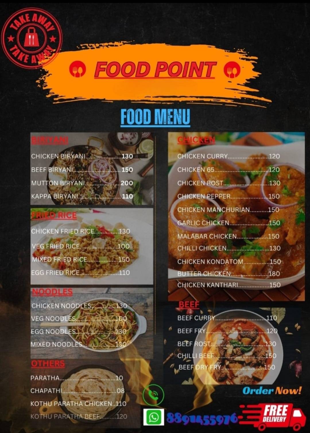 Food Point menu