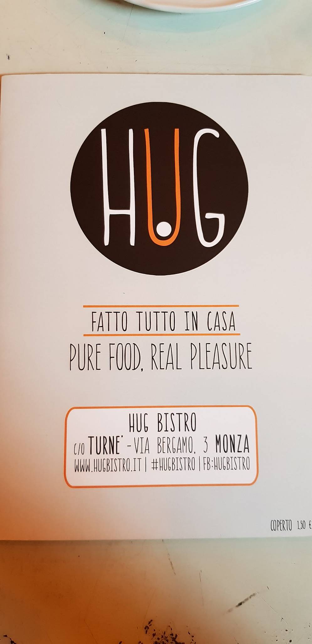 Menu di Hug 