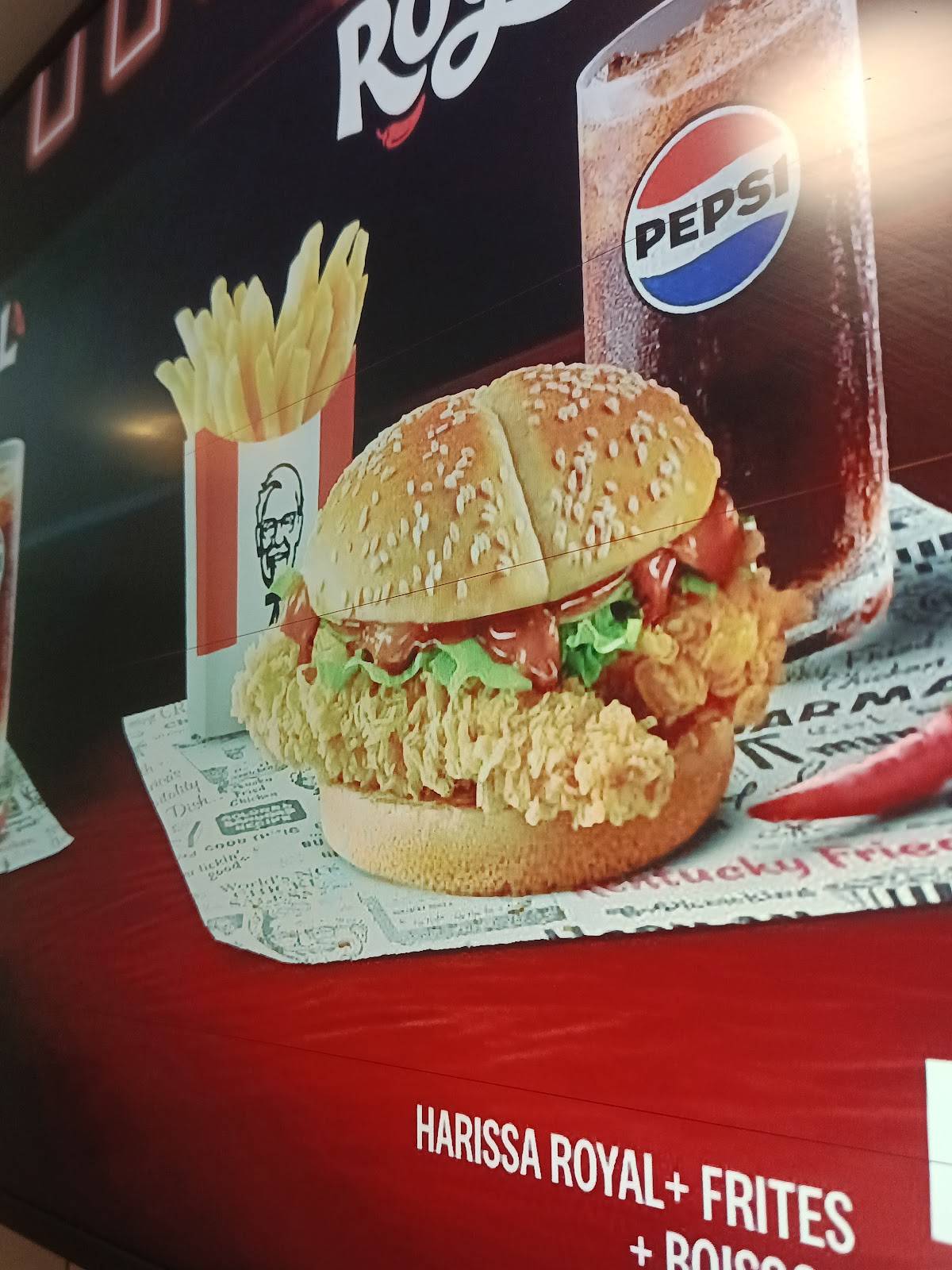 Menu de KFC