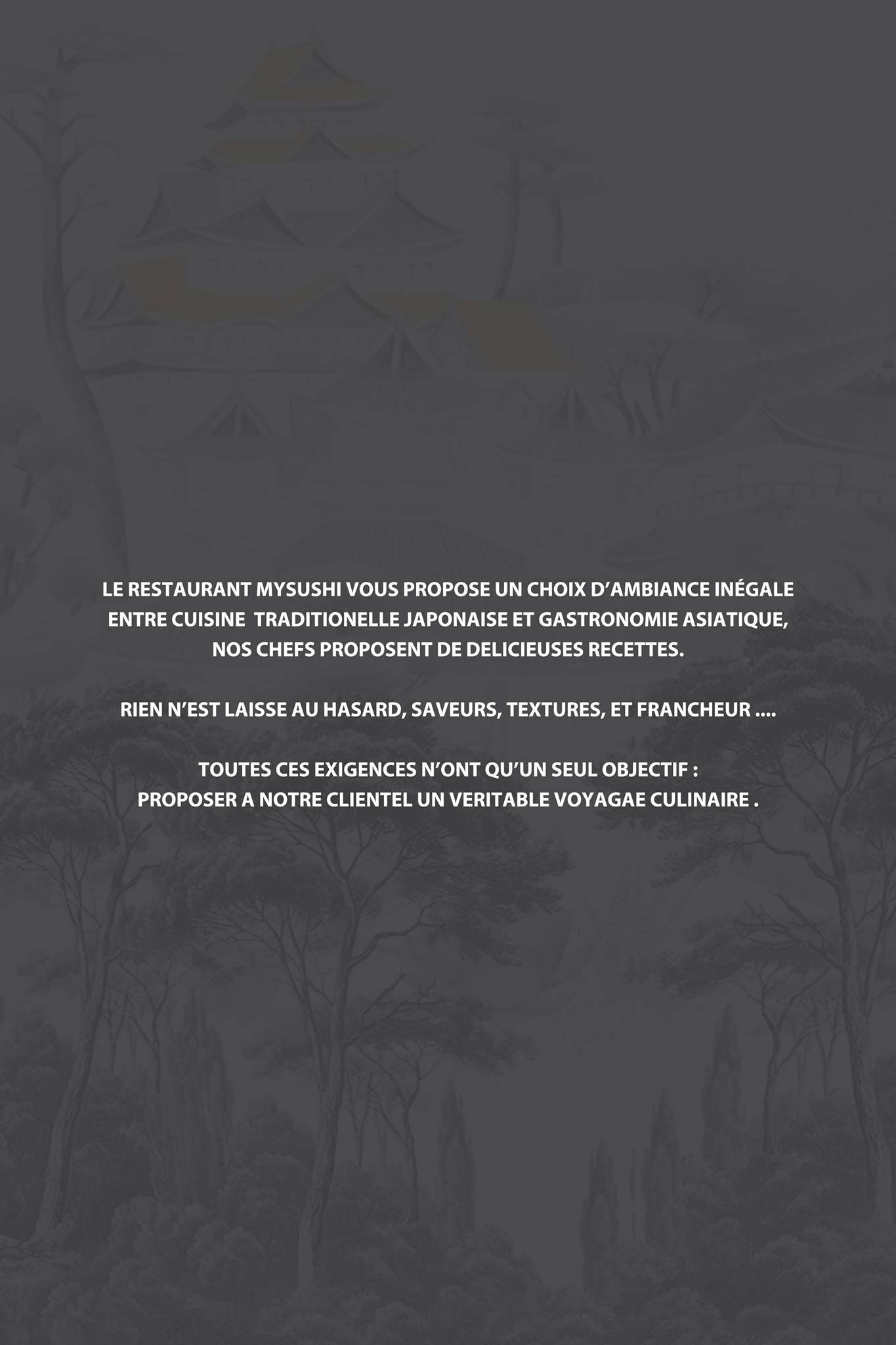 Menu de Mysushi Rabat