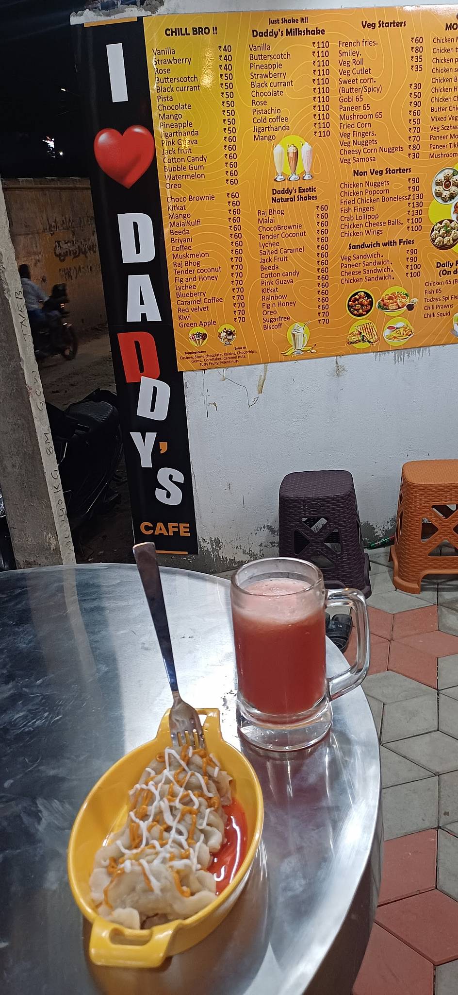 Daddy's RESTO Cafe menu