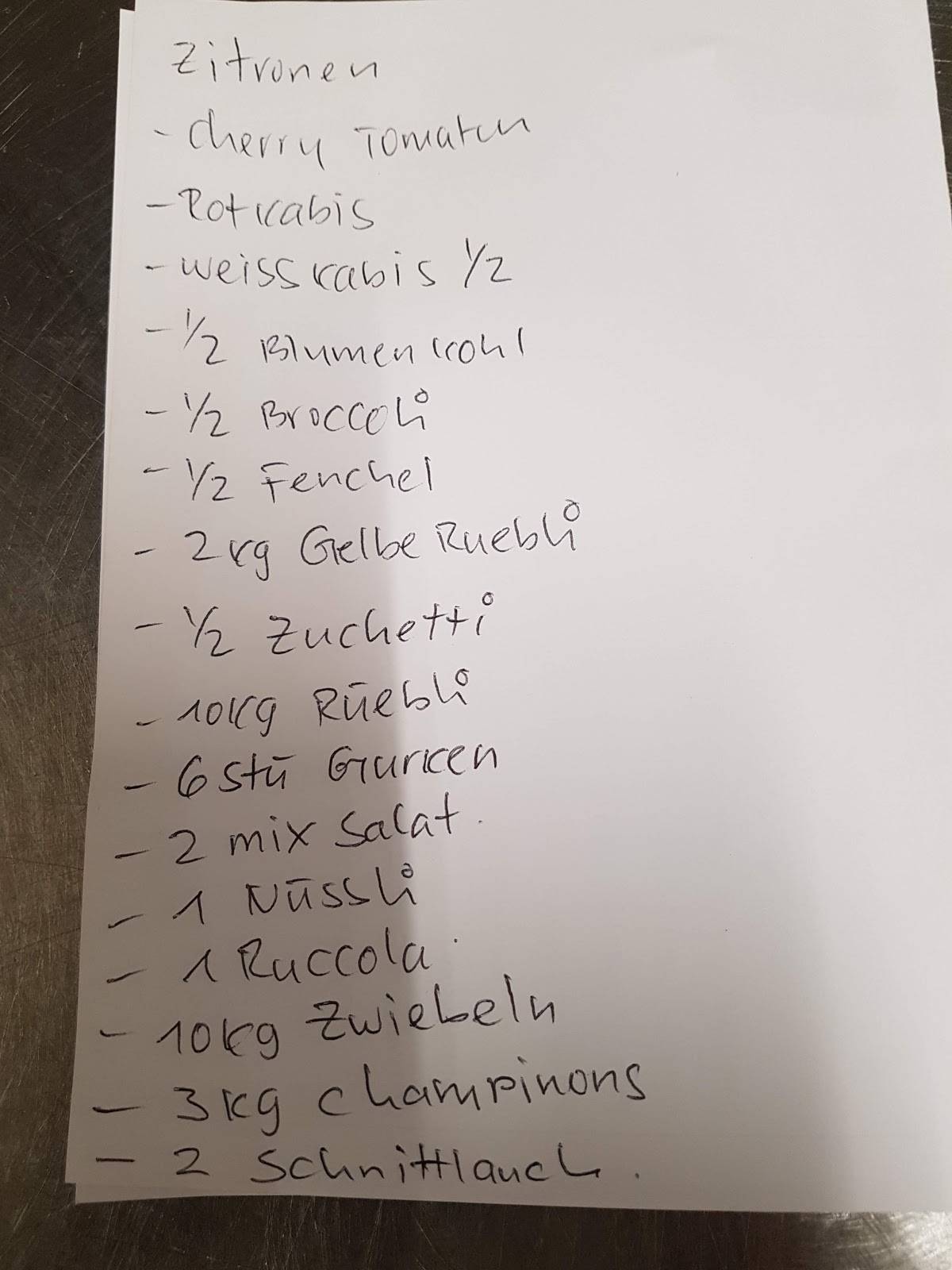 Menu di Restaurant Engel 