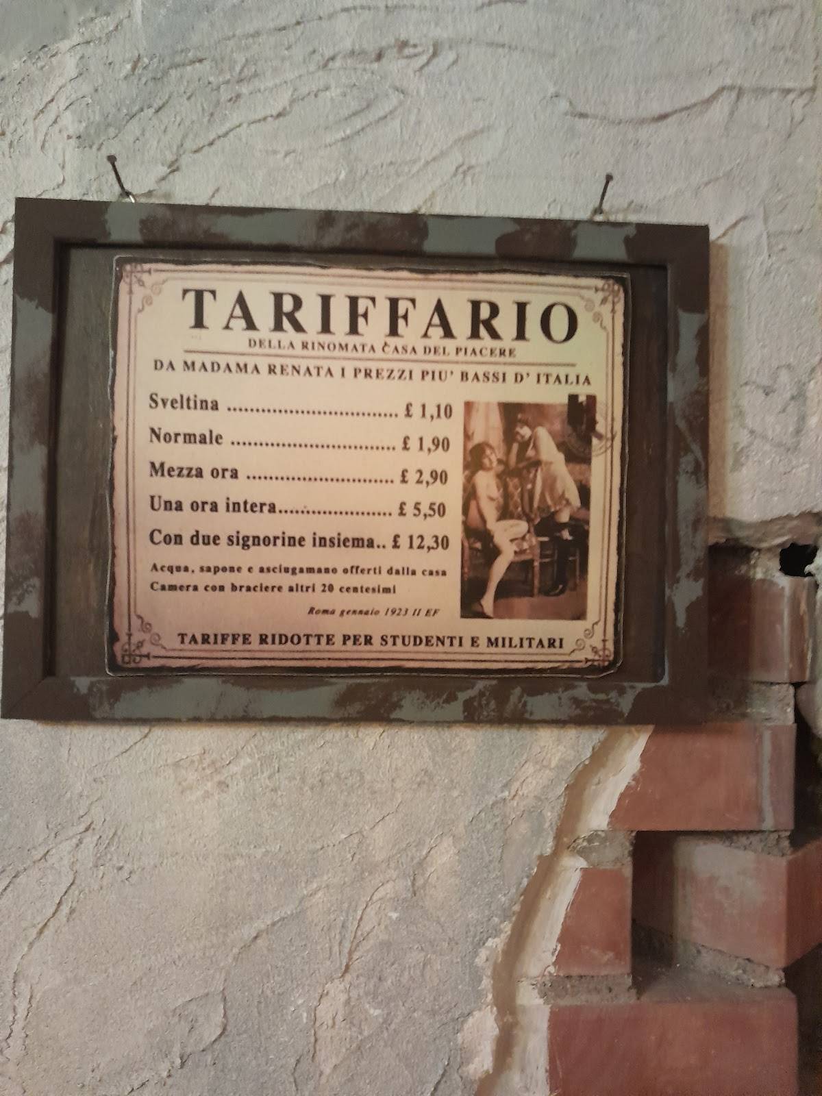 Menu di RARO FRASCATI 