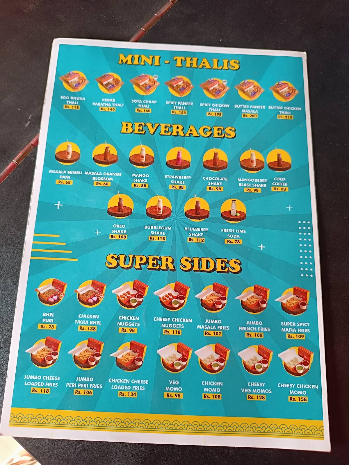 Rollarappaa Chowk menu