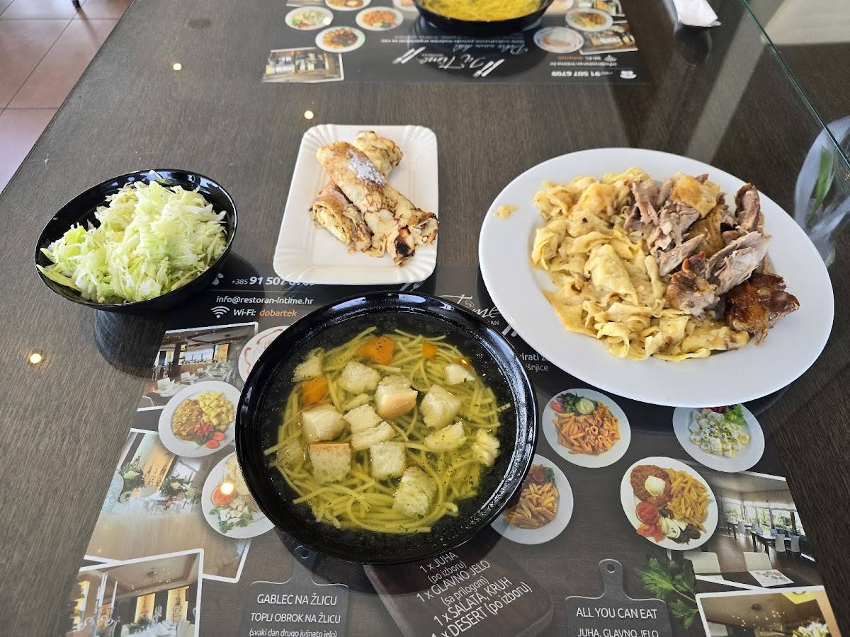 Menu di Restoran In Time 