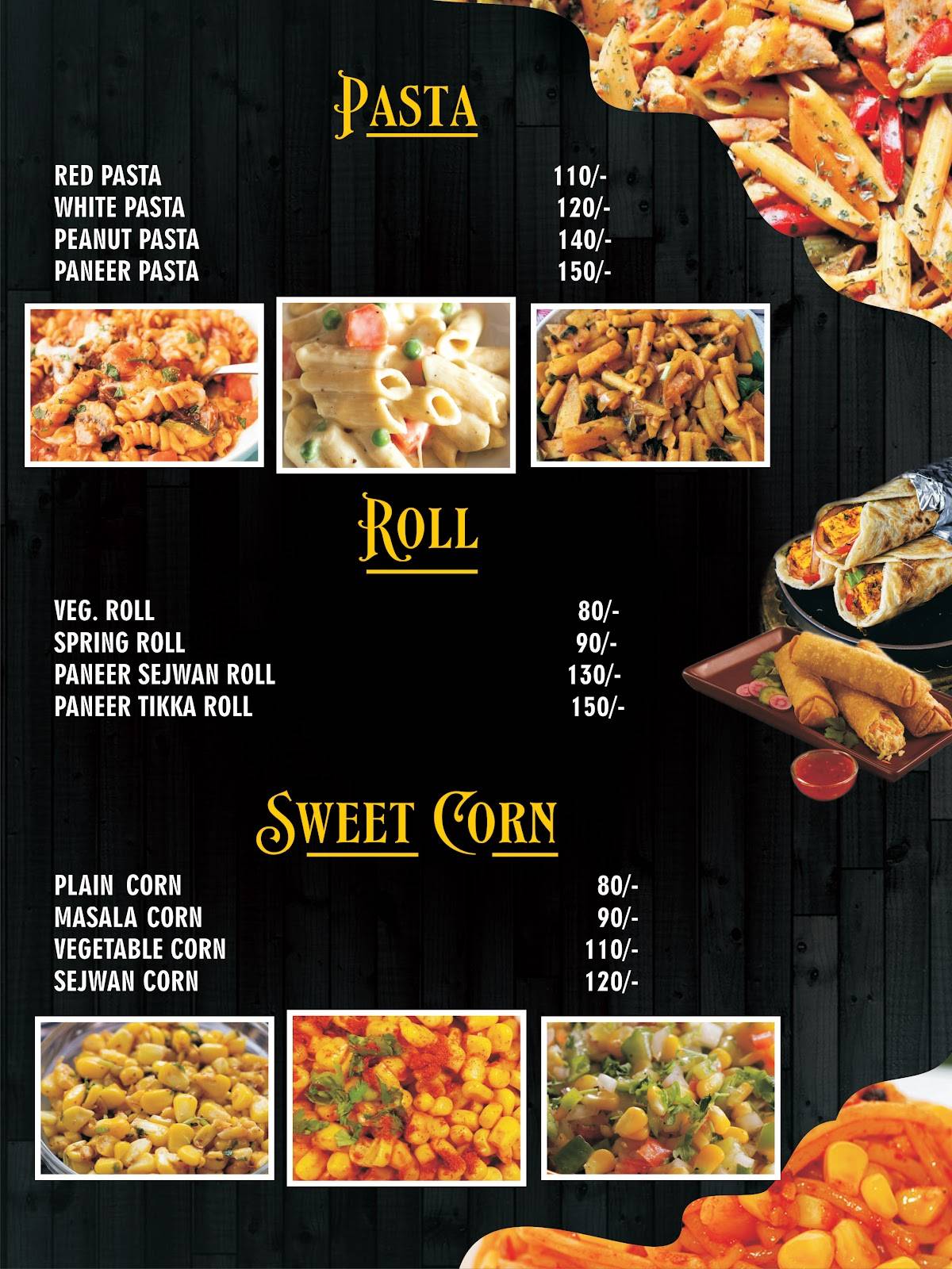 The Royal Cafe Rajsamand menu