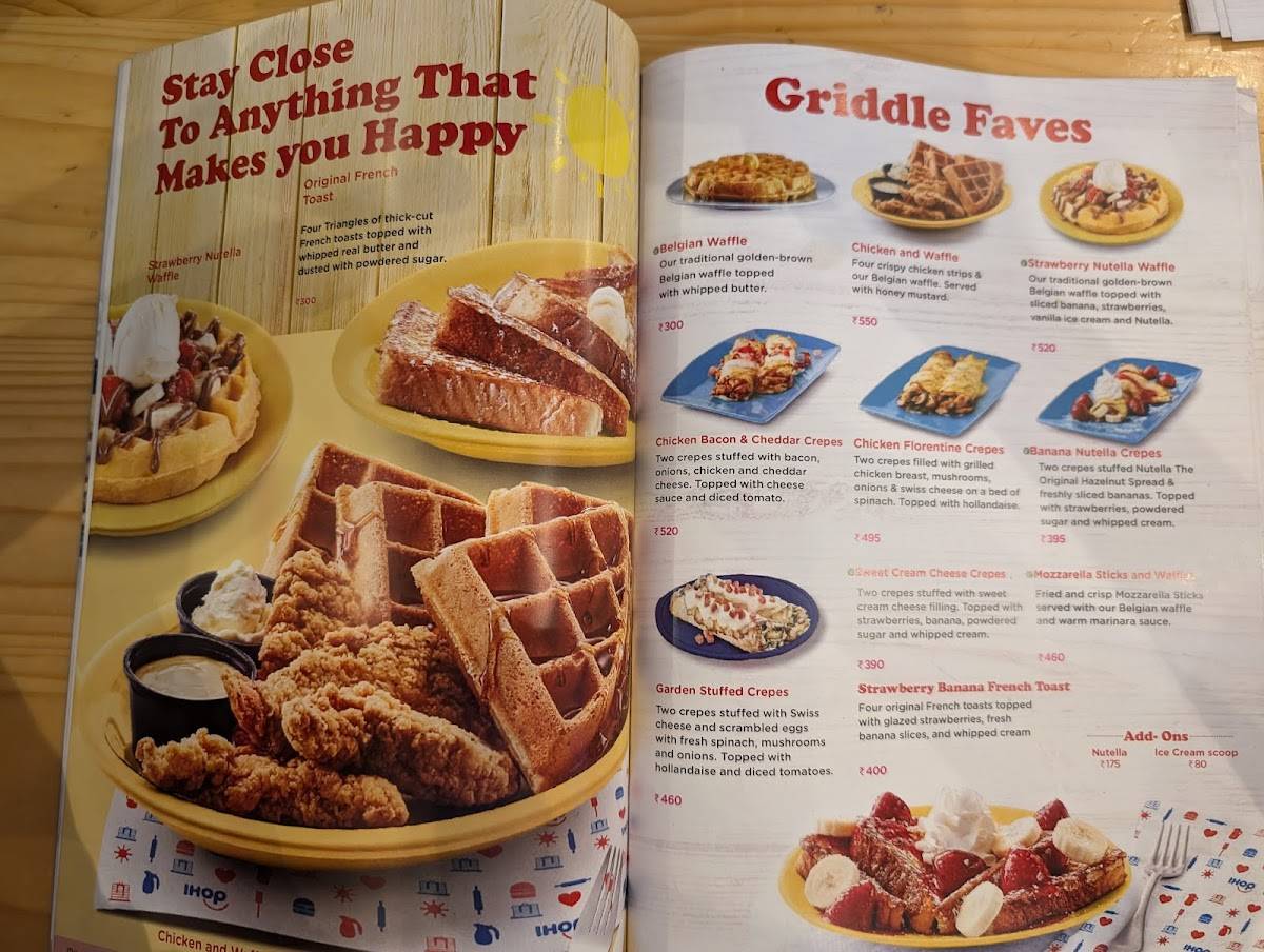 iHop menu