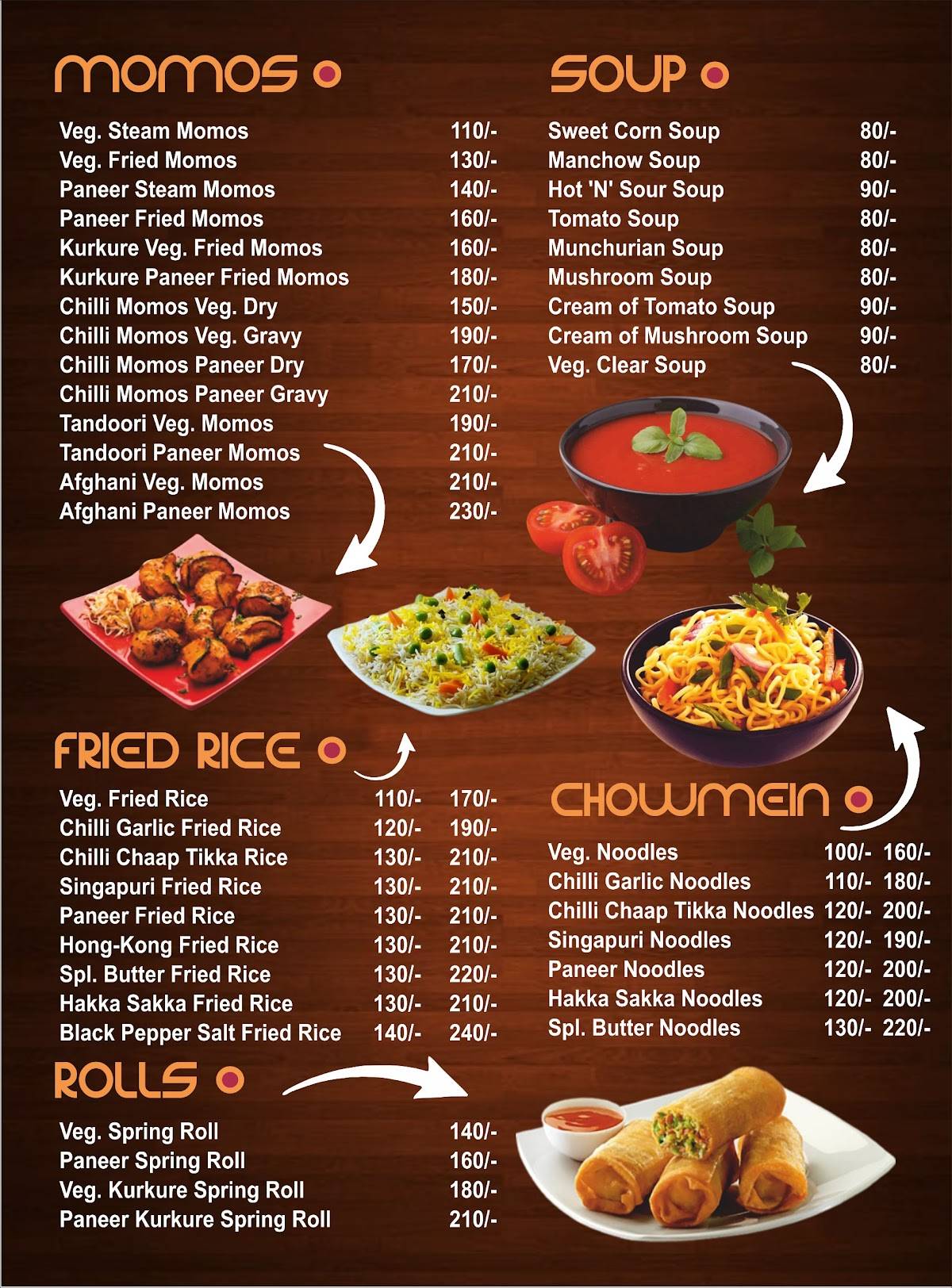 Apni Rasoi INT menu