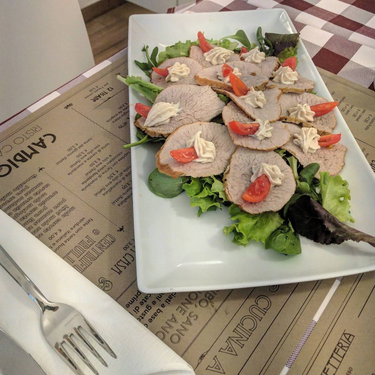 Menu di Caffè ristoro del Cambio 