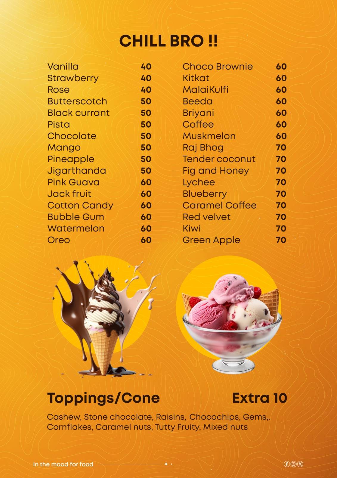 Daddy's RESTO Cafe menu