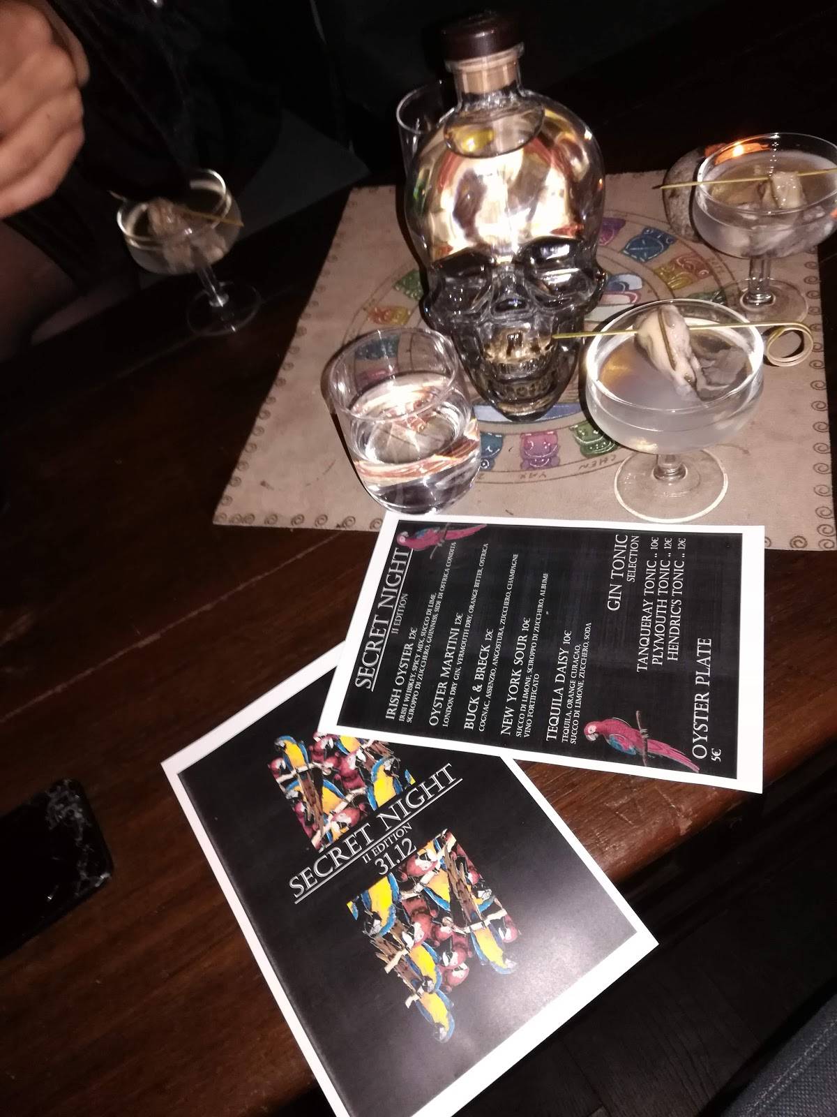 Menu di La Stanza Roma 