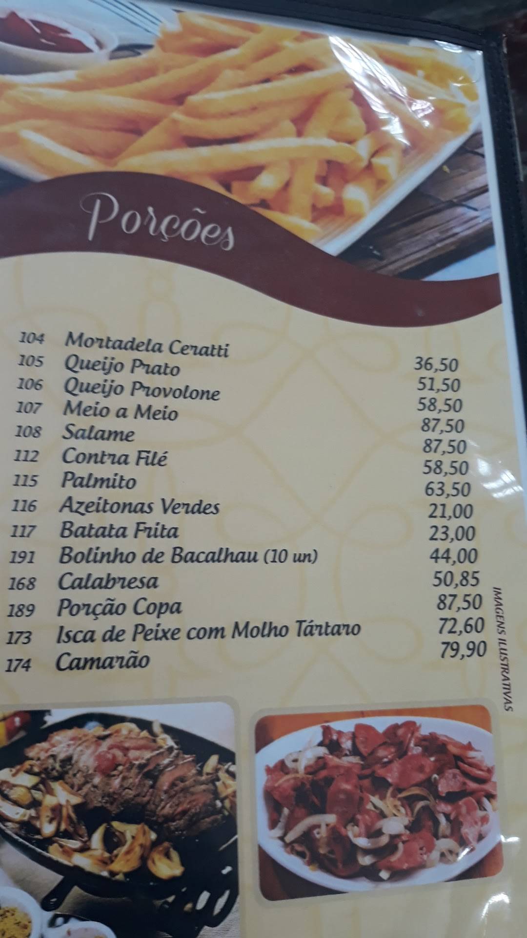 Panificadora Roxy cardápio