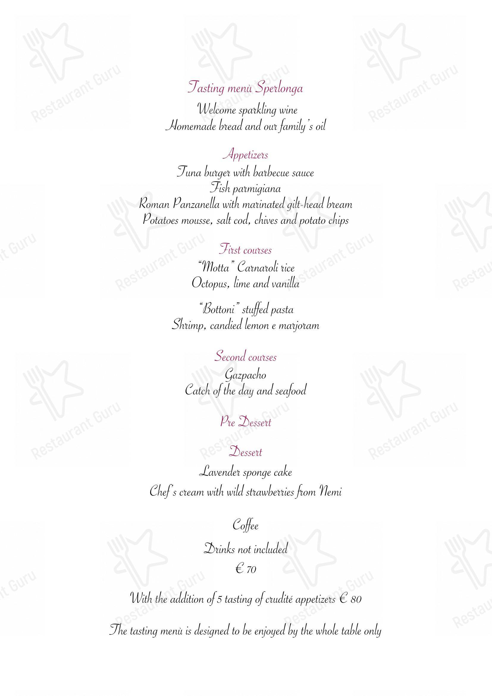 Крафт меню per Ristorante Capodiferro in Genzano di Roma