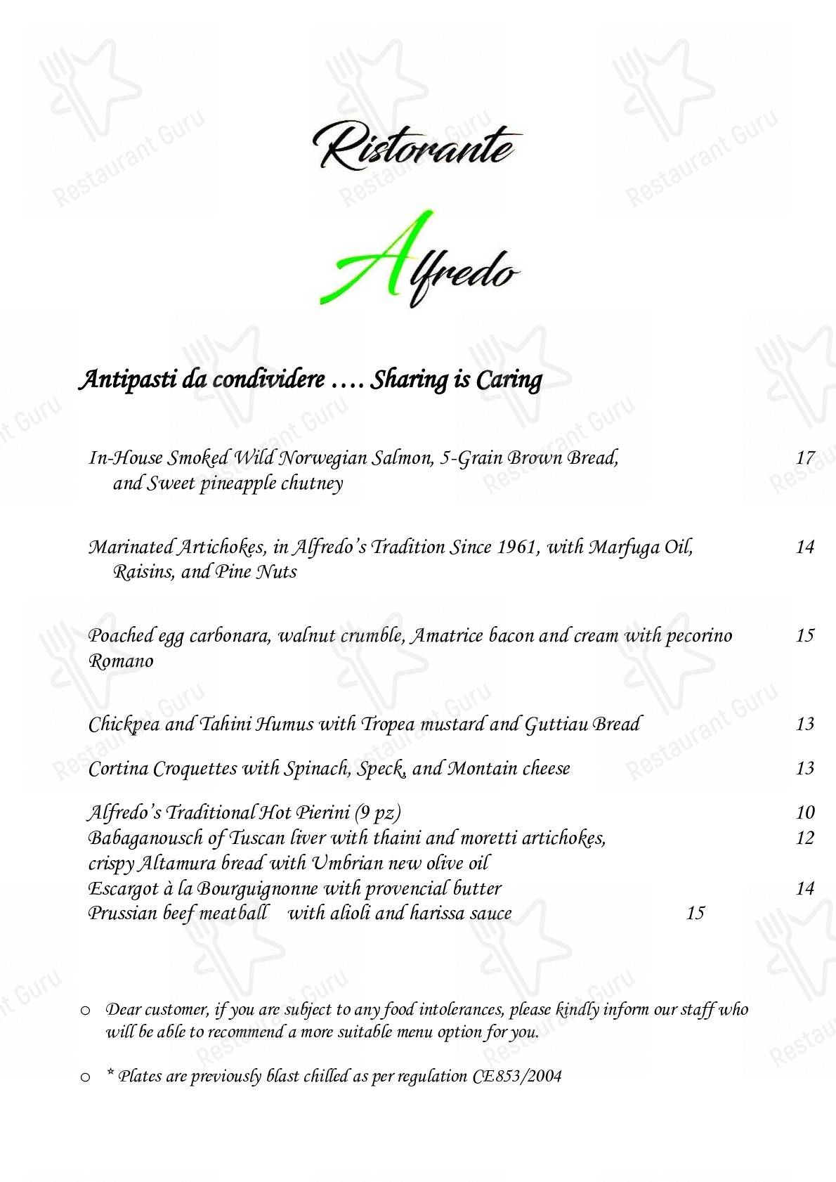 Menu di Ristorante Galli