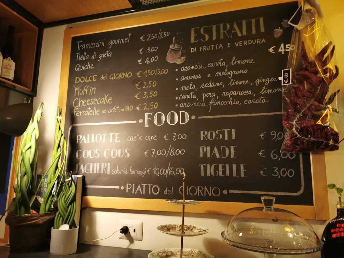 Menu di Vicolotto Vini e Sapori 