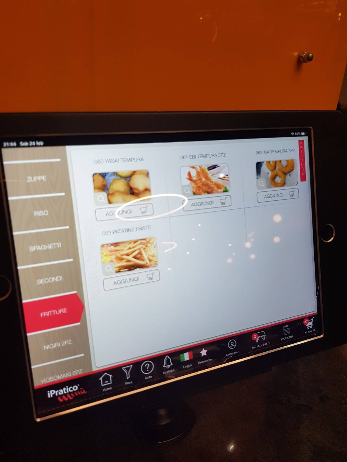 Menu di Roya Sushi Restaurant 