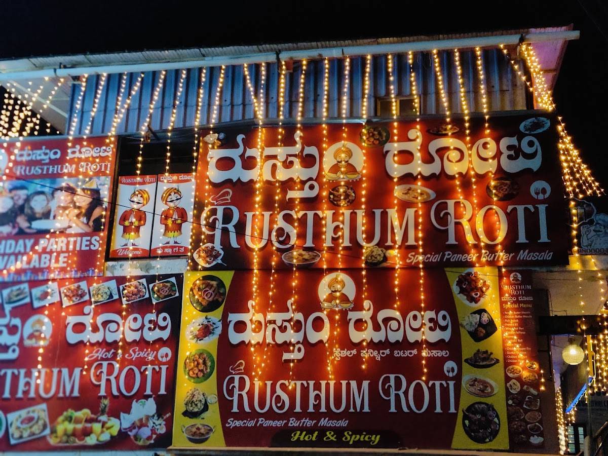 Rusthum roti menu