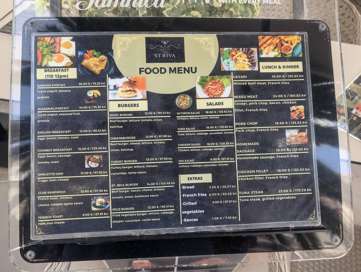 Menu di Coffee Bar St. Riva 