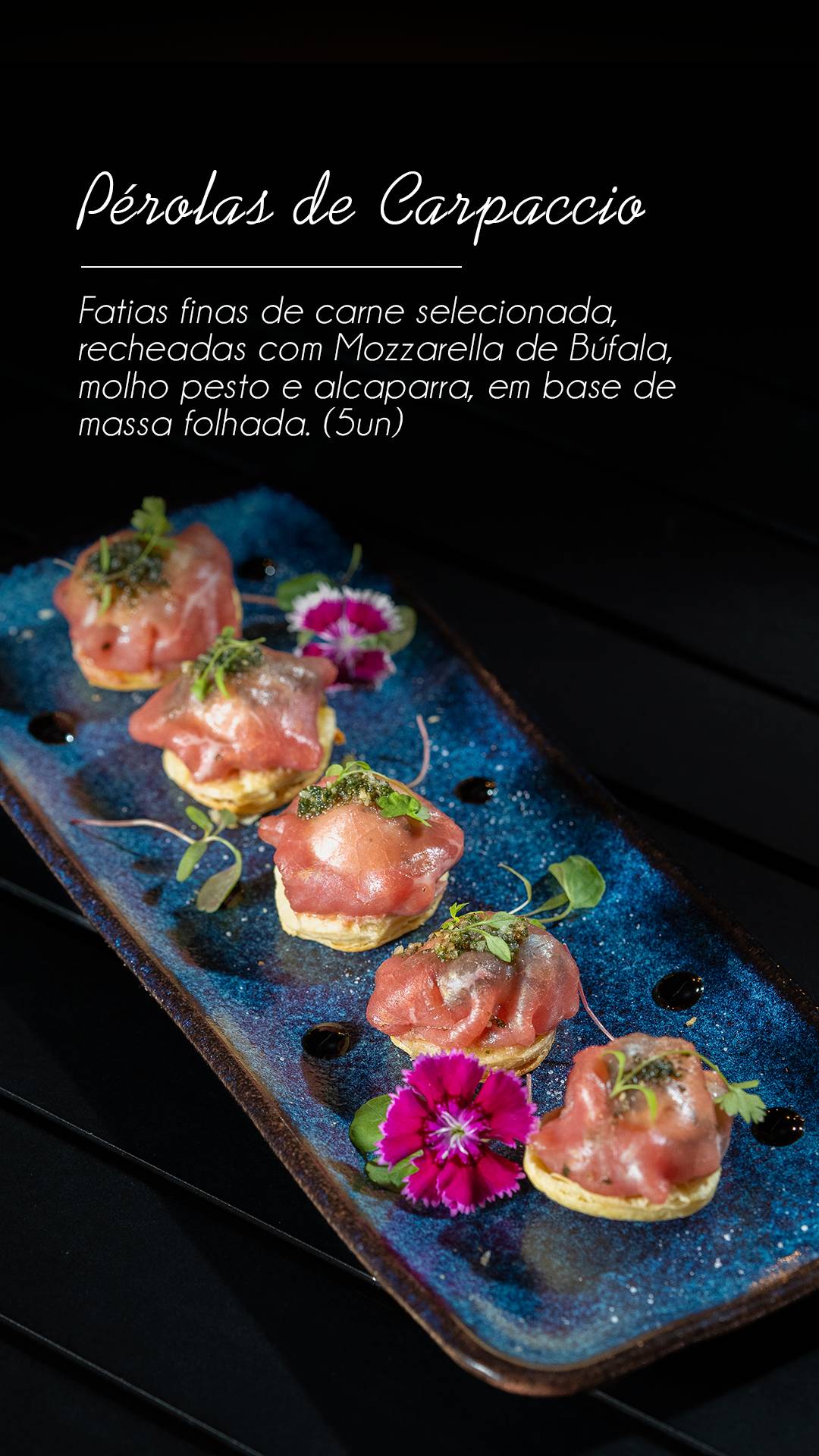 Trezze Rooftop cardápio