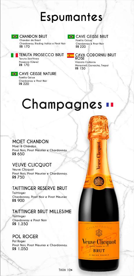 Trezze Rooftop cardápio