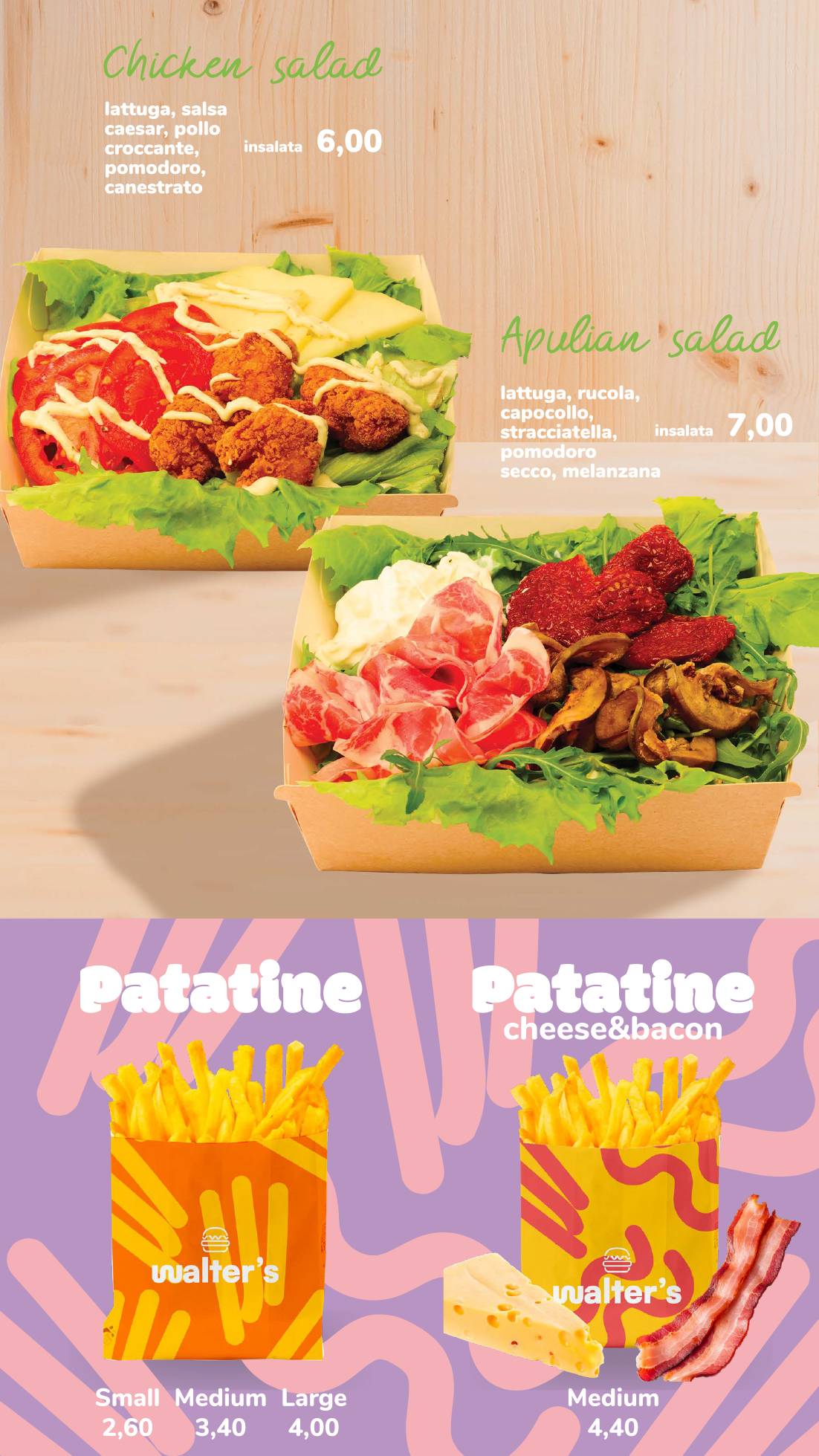 Menu di Walter's Corato 