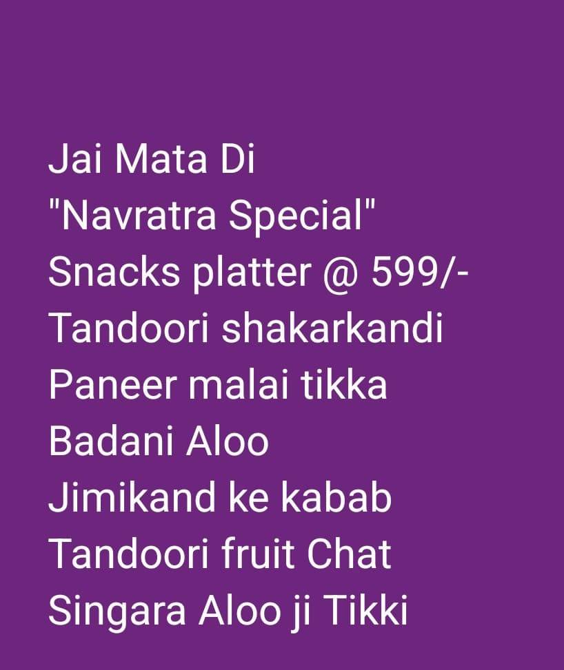 Bali's Rooftop Lounge menu