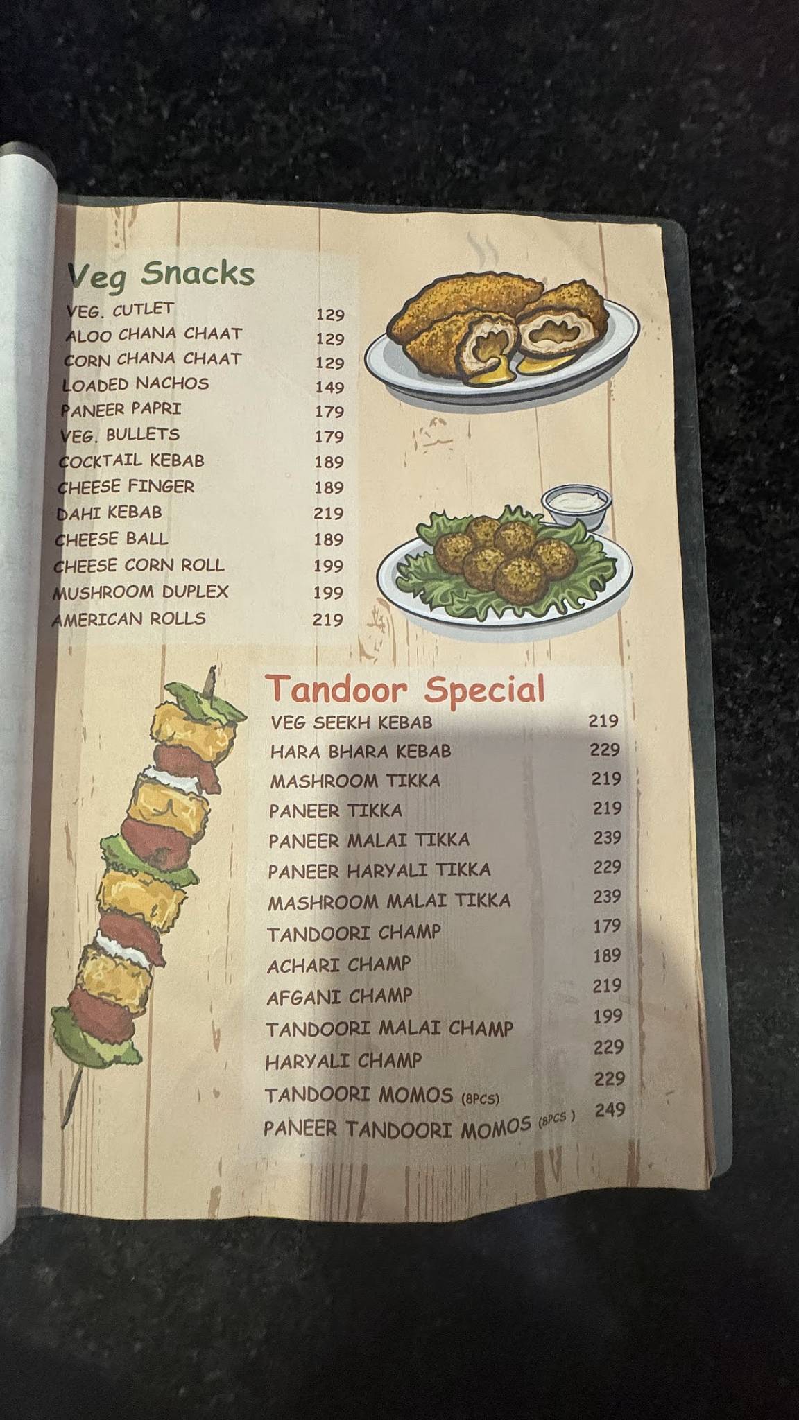 Crunchil menu